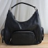Женская чёрная кожаная сумка MIU MIU 34x23 см