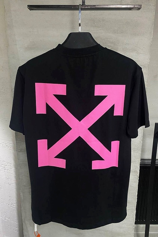 Чёрная футболка Off-White Arrow Caravaggio St. Francis