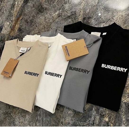 Чёрная футболка Burberry Rutherford Ekd