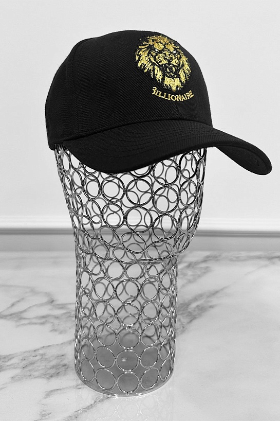 Мужская чёрная бейсболка Billionaire