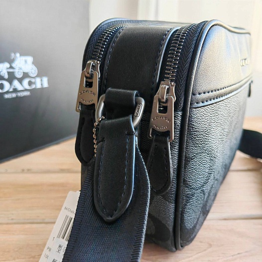 Кожаная сумка Coach Graham 25x18 см (3 расцветки)   