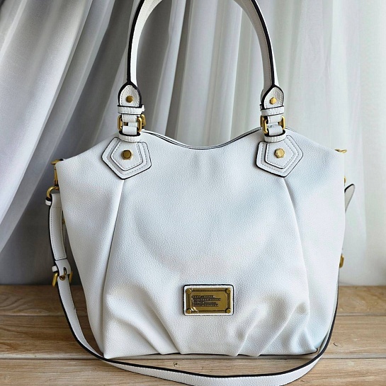 Женская сумка Marc Jacobs The Fran 43x28 см - White