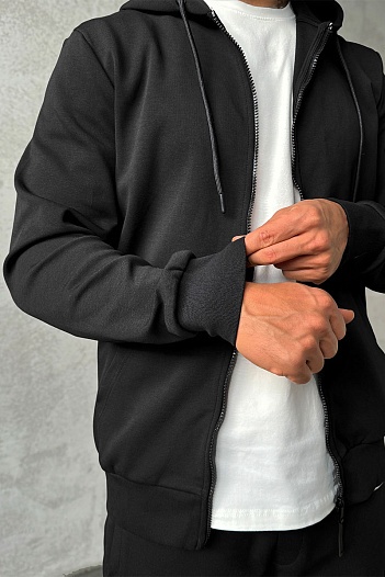 Мужской спортивный костюм Canada Goose чёрного цвета   