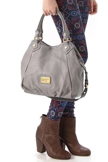 Женская сумка Marc Jacobs The Fran 43x28 см - Grey   