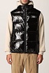 Мужской жилет чёрного цвета Dsquared2 logo-patch