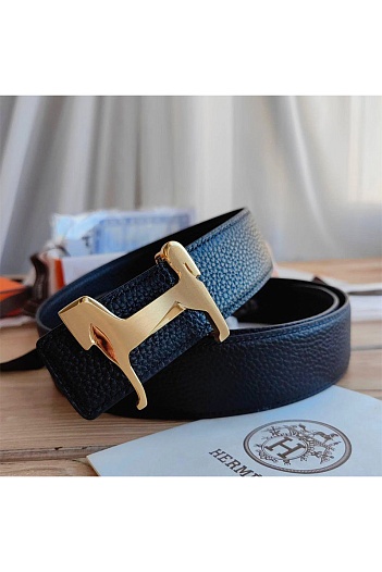 Кожаный ремень Hermes (ширина 4 см, длина 110 см)   