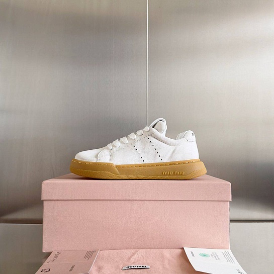 Женские кроссовки MIU MIU Premium - White