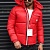 Мужская куртка Moncler красного цвета