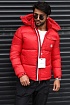 Мужская куртка Moncler красного цвета