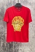 Мужская красная футболка Versace Medusa-embroidered