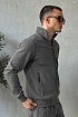 Кофта на молнии Armani Exchange logo-patch - Grey