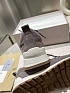 Женские замшевые кроссовки Brunello Cucinelli Monili Premium - Grey