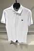 Белое поло Emporio Armani logo-embroidered