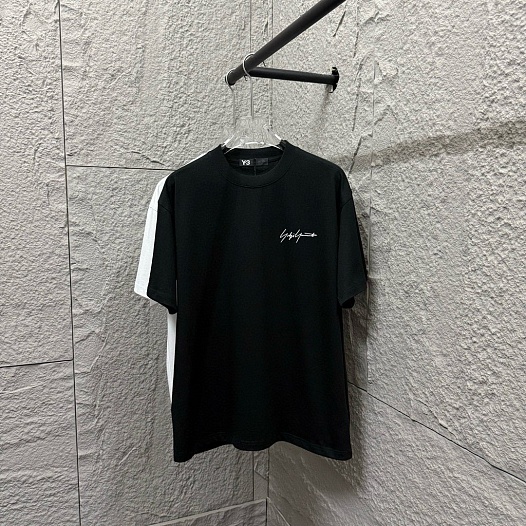 Чёрная футболка Y-3 Yohji Yamamoto x Adidas Premium   