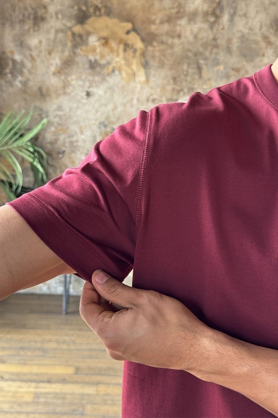 Мужская футболка Dolce & Gabbana Premium - Jujube Red