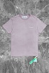 Оверсайз футболка Off-White Wave Diag print - Light Purple