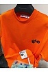 Оранжевая футболка Off-White teenage engineering