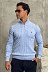 Мужской джемпер Polo Ralph Lauren cable-knit - Blue