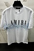 Оверсайз футболка Amiri "Paint Splatter" - White