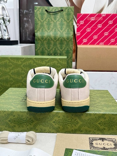 Женские комбинированные кроссовки Gucci GG Screener Premium   