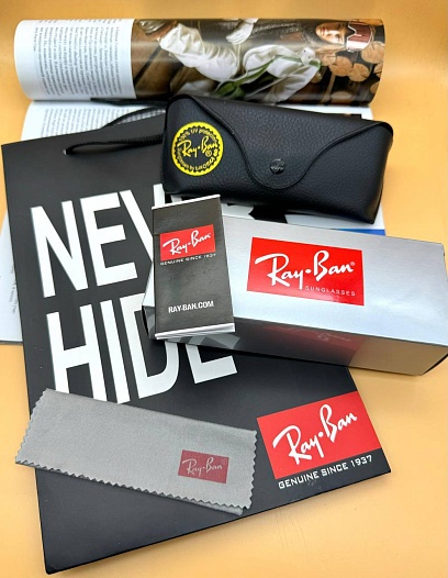 Солнцезащитные очки Ray-Ban Round Metal - Black   