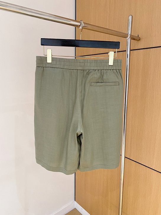 Шорты цвета хаки Zegna premium