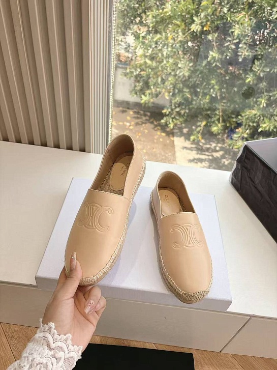 Женские эспадрильи Celine Premium - Beige