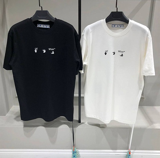 Чёрная оверсайз футболка Off-White 21SS Black Marker