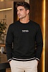 Мужской чёрный свитшот Hugo Boss Iconic