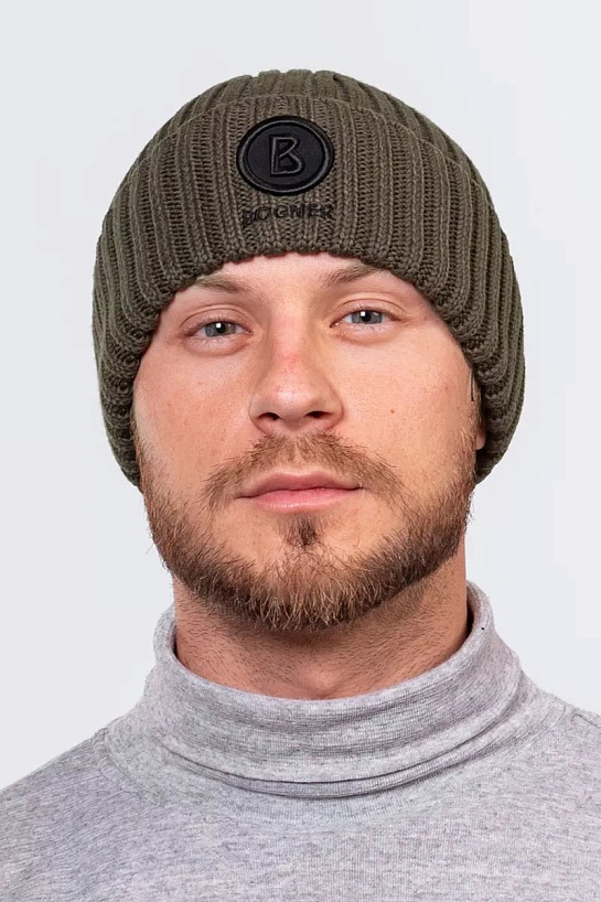 Шапка Bogner logo-embroidered - Khaki