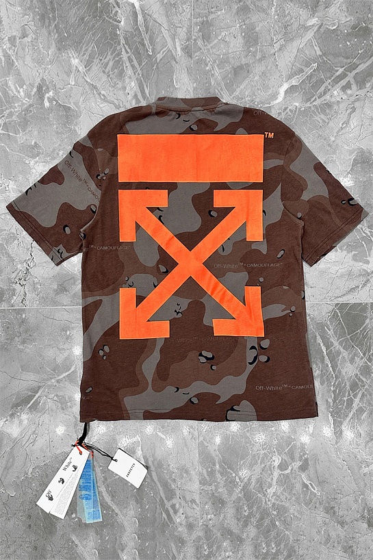 Оверсайз футболка Off-White Arrows Camo