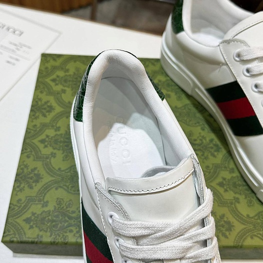 Мужские кроссовки Gucci Ace - White   