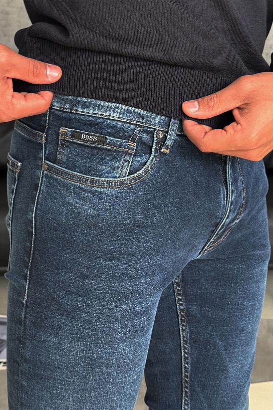 Мужские синие джинсы Hugo Boss