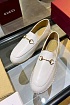 Женские кожаные лоферы Gucci GG Horsebit premium