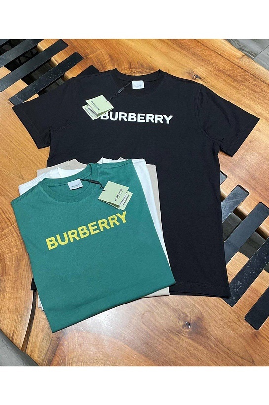 Мужская футболка белого цвета Burberry logo-print