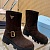 Женские замшевые сапоги Prada Suede premium