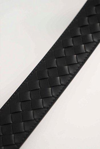 Кожаный ремень Bottega Veneta (ширина 4 см, длина 100 / 105 см)   