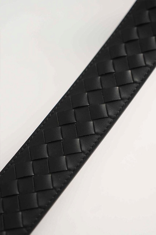Кожаный ремень Bottega Veneta (ширина 4 см, длина 100 / 105 см)