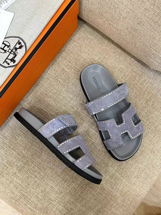 Женские сандалии Hermes Premium - Blue