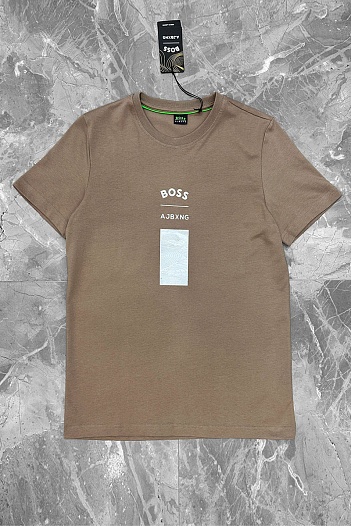 Бежевая футболка Hugo Boss x AJBXNG   