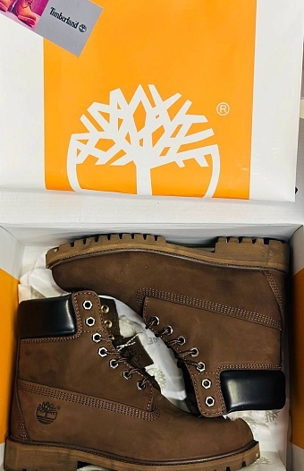 Зимние ботинки с мехом Timberland   