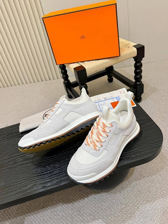 Мужские кроссовки Hermes Jimmy - White