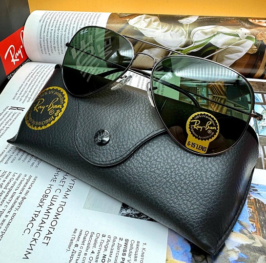 Солнцезащитные очки Ray-Ban Aviator Large Metal