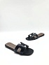 Женские шлёпанцы Hermes Oran - Black