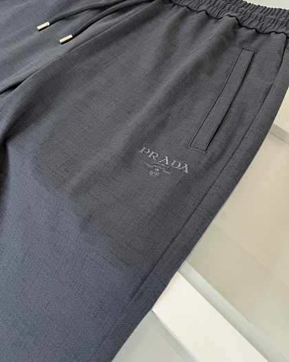 Мужские серые штаны Prada premium    