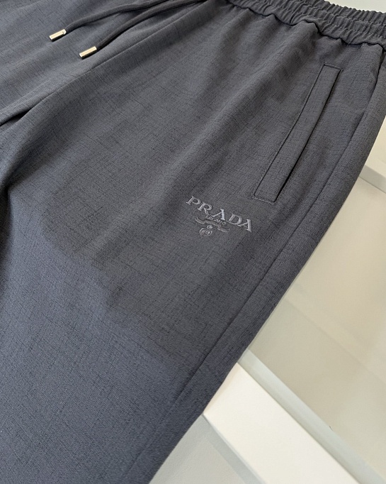 Мужские серые штаны Prada premium 