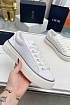 Женские комбинированные кроссовки Dior белого цвета