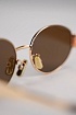Солнцезащитные очки Celine Triomphe - Brown / Gold