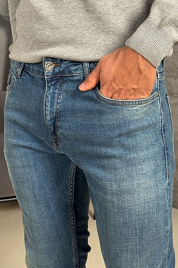 Мужские синие джинсы Louis Vuitton   