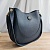Кожаная сумка через плечо 32x26 см - Black